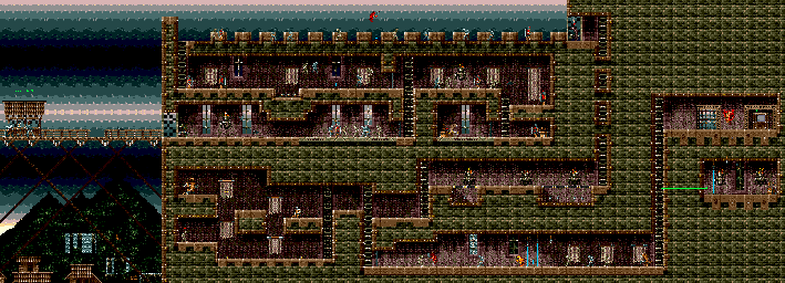 Thumbnail for a map of Level 6-3 for the Genesis game Blades Of Vengeance.