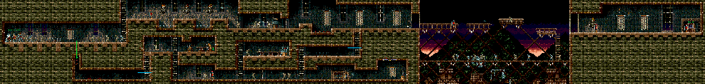 Thumbnail for a map of Level 6-4 for the Genesis game Blades Of Vengeance.