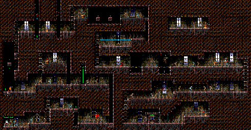 Thumbnail for a map of Level 8-1 for the Genesis game Blades Of Vengeance.