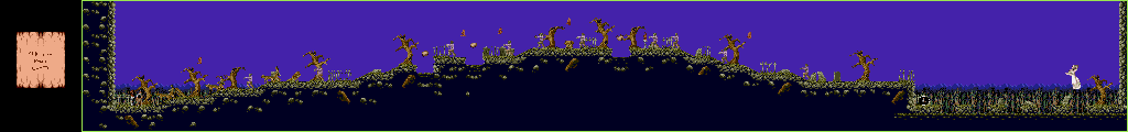 Thumbnail for a map of Hillingham Estate 2 for the Genesis game Bram Stoker's Dracula.