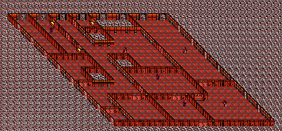 Thumbnail for a map of Aurora Talon's Base for the Genesis game Buck Rogers: Countdown To Doomsday.