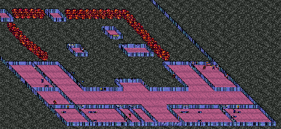 Thumbnail for a map of Chicagorg Airport for the Genesis game Buck Rogers: Countdown To Doomsday.