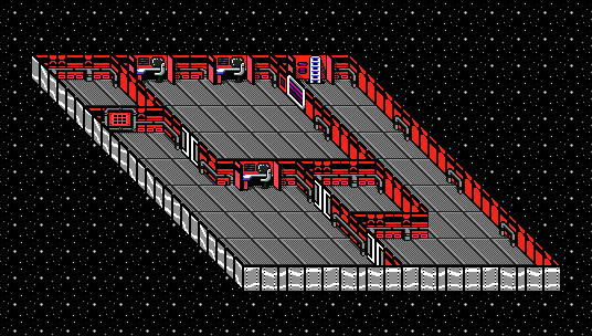 Thumbnail for a map of ECG Ship Deck 5 for the Genesis game Buck Rogers: Countdown To Doomsday.