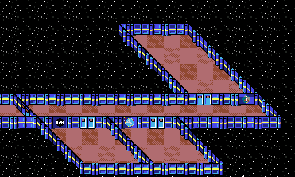 Thumbnail for a map of Fortuna Spaceport for the Genesis game Buck Rogers: Countdown To Doomsday.