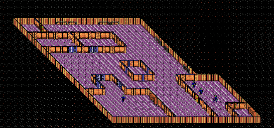 Thumbnail for a map of Mariposa Base Security Deck for the Genesis game Buck Rogers: Countdown To Doomsday.