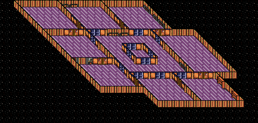 Thumbnail for a map of Mariposa Base Security L3 for the Genesis game Buck Rogers: Countdown To Doomsday.