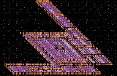 Thumbnail for a map of Mariposa Base Security L4 for the Genesis game Buck Rogers: Countdown To Doomsday.