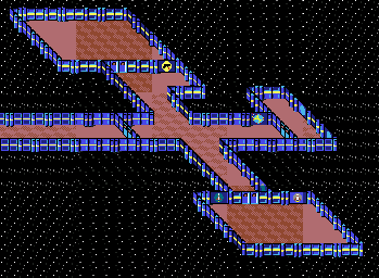 Thumbnail for a map of Pysche Spaceport for the Genesis game Buck Rogers: Countdown To Doomsday.