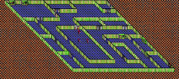 Thumbnail for a map of Venusian Base L2: Barracks for the Genesis game Buck Rogers: Countdown To Doomsday.