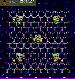 Thumbnail for a map of Dr. Blight's Evil Computer for the Genesis game Captain Planet And The Planeteers.