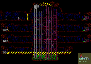 Thumbnail for a map of Duke Nukem's Uranium Mine for the Genesis game Captain Planet And The Planeteers.