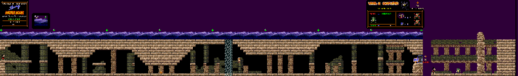 Thumbnail for a map of Level 3: The Storm C & Boss (No Background) for the Genesis game Castle Of Illusion: Starring Mickey Mouse.