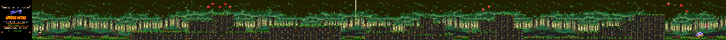 Thumbnail for a map of Practice Level 1: The Enchanted Forest for the Genesis game Castle Of Illusion: Starring Mickey Mouse.