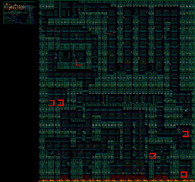 Thumbnail for a map of Elkenrod Area 1 for the Genesis game Chakan: The Forever Man.