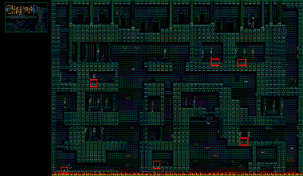 Thumbnail for a map of Elkenrod Area 3 for the Genesis game Chakan: The Forever Man.