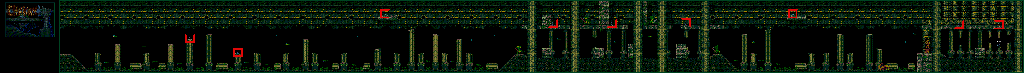 Thumbnail for a map of Mantis Area 1 for the Genesis game Chakan: The Forever Man.