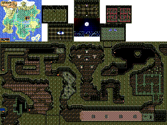 Thumbnail for a map of Black Night for the Genesis game Crusader Of Centy.