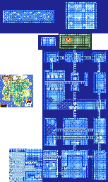 Thumbnail for a map of Castle Freesia for the Genesis game Crusader Of Centy.