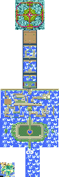 Thumbnail for a map of Place Of Peace for the Genesis game Crusader Of Centy.