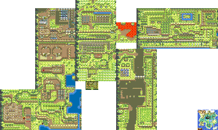 Thumbnail for a map of Rafflesia School for the Genesis game Crusader Of Centy.