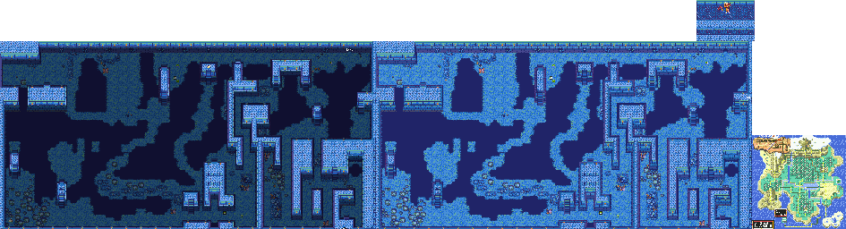 Thumbnail for a map of Root Temple for the Genesis game Crusader Of Centy.