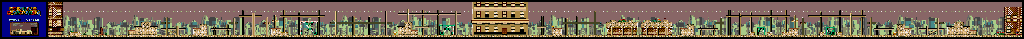 Thumbnail for a map of 1 Player Game World1 - Stage2 for the Genesis game Dashin' Desperadoes.