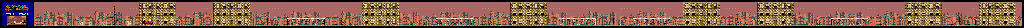 Thumbnail for a map of 1 Player Game World1 - Stage3 for the Genesis game Dashin' Desperadoes.