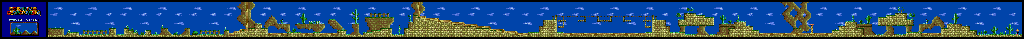 Thumbnail for a map of 1 Player Game World2 - Stage1 for the Genesis game Dashin' Desperadoes.