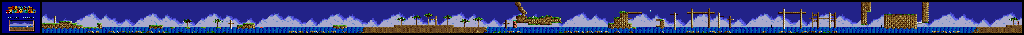 Thumbnail for a map of 1 Player Game World3 - Stage1 for the Genesis game Dashin' Desperadoes.