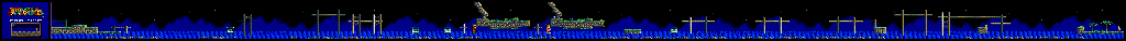 Thumbnail for a map of 1 Player Game World3 - Stage2 for the Genesis game Dashin' Desperadoes.