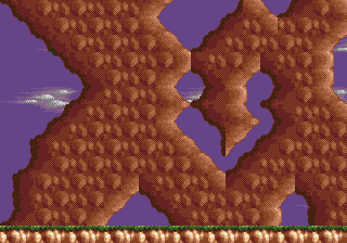 Thumbnail for a map of 2 Player Game ROCK for the Genesis game Dashin' Desperadoes.