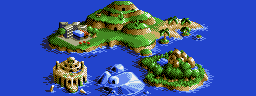 Thumbnail for a map of Worlds (In-Game Map) for the Genesis game Dashin' Desperadoes.