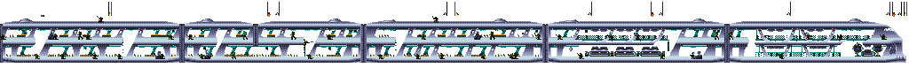 Thumbnail for a map of Monorail (Items) for the Genesis game Demolition Man.
