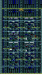 Thumbnail for a map of Parking Garage (Items) for the Genesis game Demolition Man.