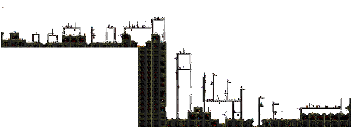 Thumbnail for a map of Rooftop (Items) for the Genesis game Demolition Man.