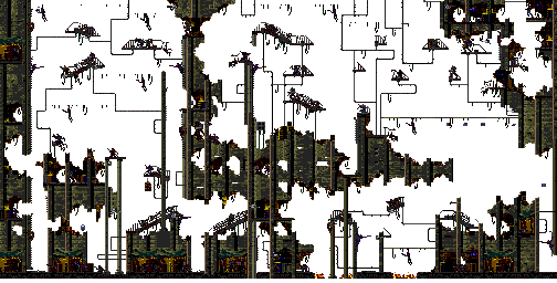 Thumbnail for a map of Wasteland for the Genesis game Demolition Man.