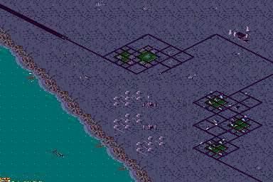 Thumbnail for a map of Campaign 4 for the Genesis game Desert Strike: Return To The Gulf.