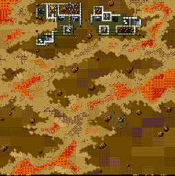 Thumbnail for a map of Atreides Level 9 for the Genesis game Dune: The Battle For Arrakis.