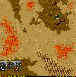 Thumbnail for a map of Ordos Level 2 for the Genesis game Dune: The Battle For Arrakis.