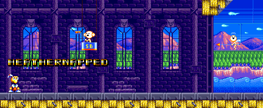 Thumbnail for a map of Scene 4-4: Heathernapped for the Genesis game Dynamite Headdy.