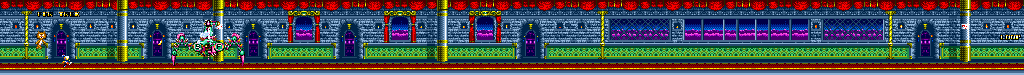 Thumbnail for a map of Scene 9-2: Far Trek for the Genesis game Dynamite Headdy.