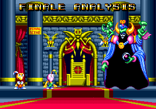 Thumbnail for a map of Scene 9-3: Finale Analysis for the Genesis game Dynamite Headdy.