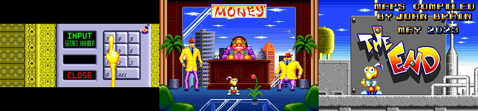Thumbnail for a map of Secret Boss for the Genesis game Dynamite Headdy.