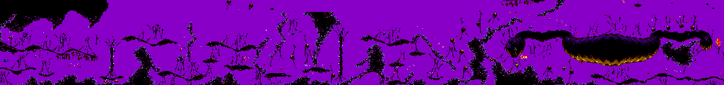 Thumbnail for a map of Buttville Queen Of Buttville for the Genesis game Earthworm Jim.