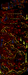 Thumbnail for a map of Intestinal Distress! for the Genesis game Earthworm Jim.