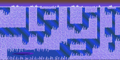Thumbnail for a map of Cold Water for the Genesis game Ecco The Dolphin.
