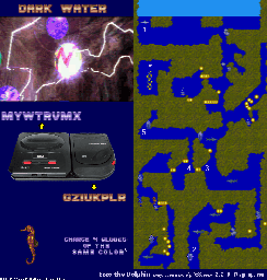 Thumbnail for a map of Dark Water Sonar for the Genesis game Ecco The Dolphin.