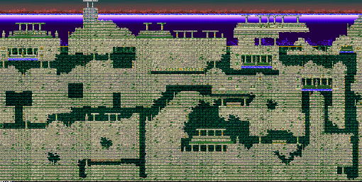 Thumbnail for a map of Deep City for the Genesis game Ecco The Dolphin.
