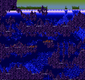 Thumbnail for a map of Volcanic Reef for the Genesis game Ecco The Dolphin.