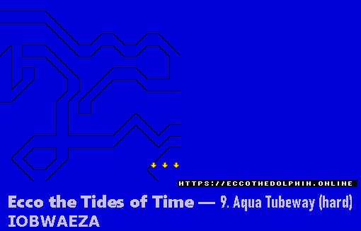 Thumbnail for a map of Aqua Tubeway Sonar for the Genesis game Ecco: The Tides Of Time.
